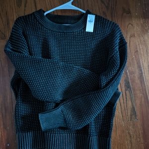 Old navy acid washed shaker stitch sweater NWT size small